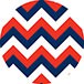 chevron tri-color